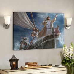 God Canvas 46 - Jesus Canvas - Christian Gift - Jesus Canvas Painting - Jesus Canvas Art - Bible Verse Canvas Wall Art