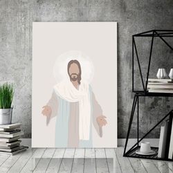 Jesus Christ Pictures - God Jesus Horizontal Canvas Prints - God Wall Art - Jesus Canvas Wall Art - Jesus Christ Poster