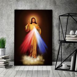 Jesus Christ Canvas - Jesus God Landscape Canvas Prints - God Wall Art - Jesus Canvas Wall Art - Jesus Christ Poster