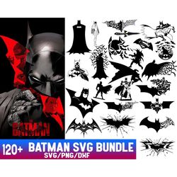 120 batman svg bundle, batman png, the batman logo png, batman clipart, batman symbol, batman silhouette, batman vector