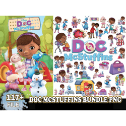 117 doc mcstuffins bundle svg, doc mcstuffins svg, doc mcstuffins characters svg, disney svg, png dxf eps digital file