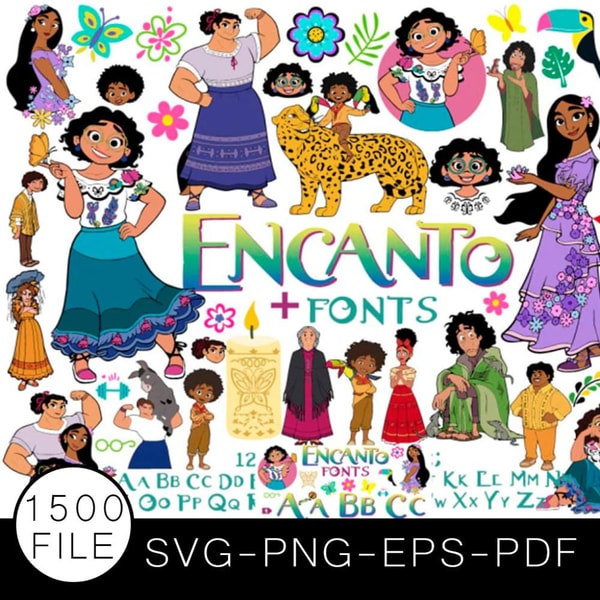 1500 Encanto SVG Bundle - Encanto Birthday Svg Files - Encan | Inspire Uplift 1500-encanto-svg-bundle-encanto-birthday-svg-files-encan-inspire-uplift