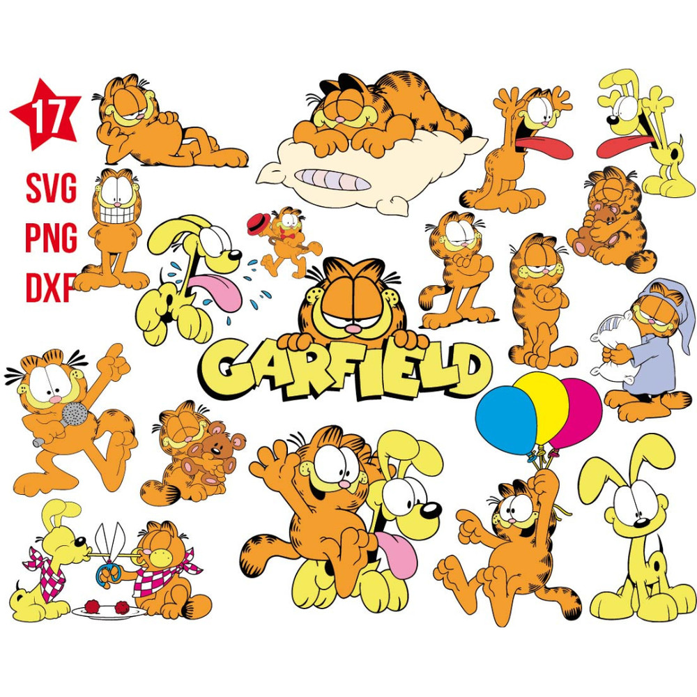 Garfield Bundle SVG.png