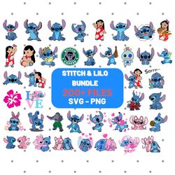 200 lilo and stitch svg bundle files, lilo and stitch svg bundle files, lilo and stitch svg for cricut, layered files