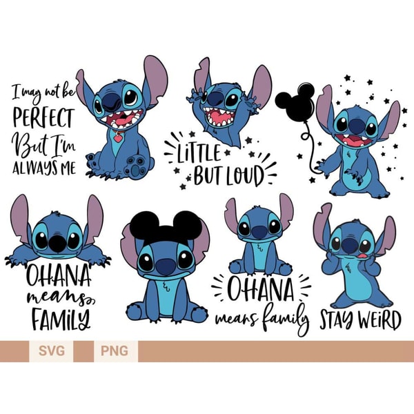 Lilo And Stitch Svg Bundle Files, Lilo And Stitch Svg Bundle | Inspire ...
