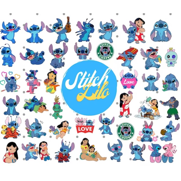 Lilo And Stitch Svg Bundle Files, Lilo And Stitch Svg Bundle | Inspire ...