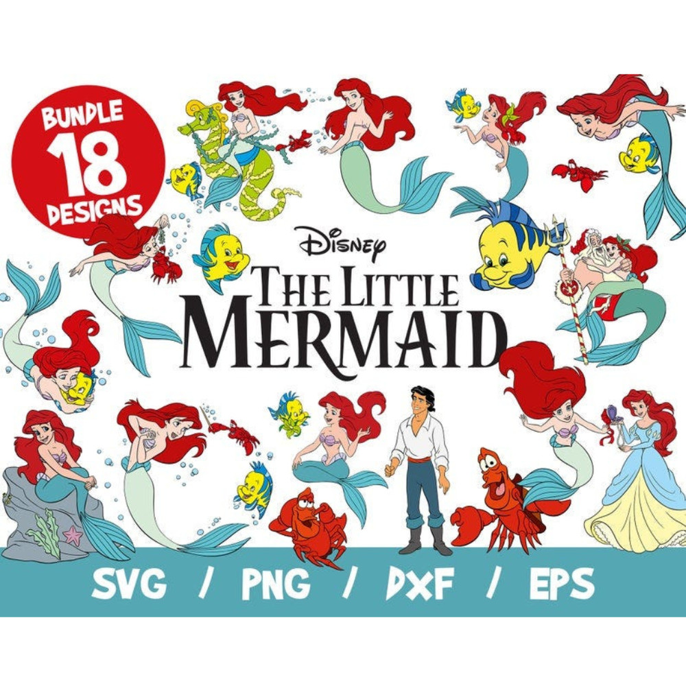 Little Mermaid SVG.png