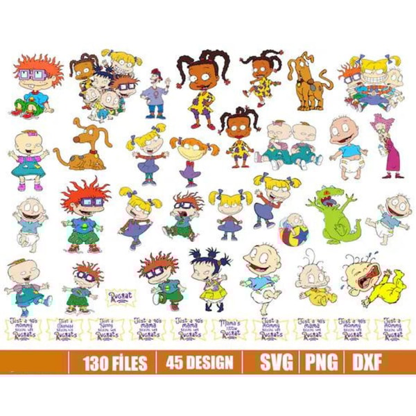 Rugrats SVG Bundle Files for Cricut, Silhouette, Rugrats SVG - Inspire ...