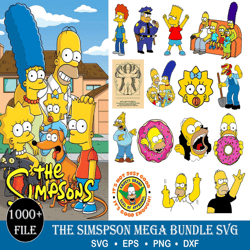 simpsons svg mega bundle, simpsons svg bundle, the simpsons svg, bart simpsons svg, simpsons family svg