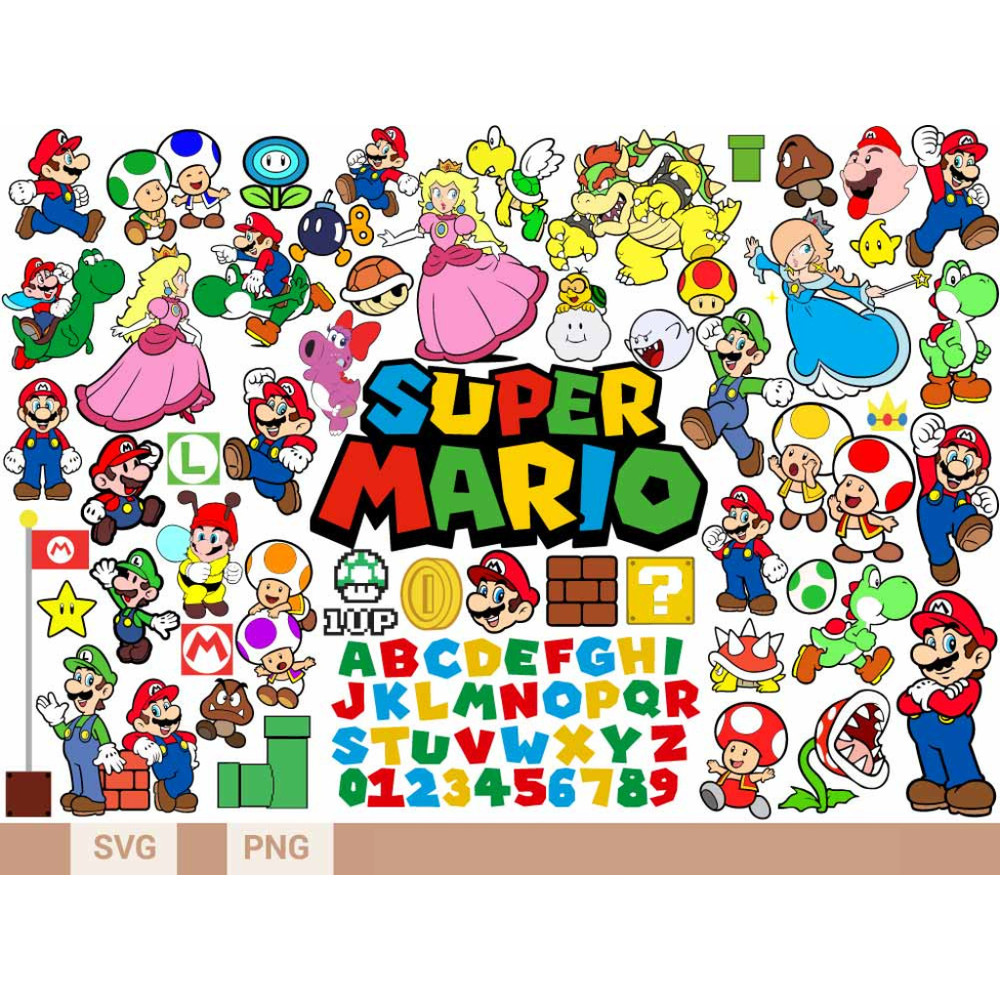 Super Mario SVG bundle n.png