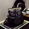 Black PU Leather Owl Backpack for Women (2).png