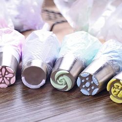 icing piping tulip russian nozzles cake stainless steel tips 13pcs/set pastry