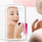 Portable Mini Mirror Fridge For Car Use Cooling  Heating Beauty Cosmetic Fridge With LED Lighting 0