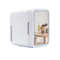 Portable Mini Mirror Fridge For Car Use Cooling  Heating Beauty Cosmetic Fridge With LED Lighting 4
