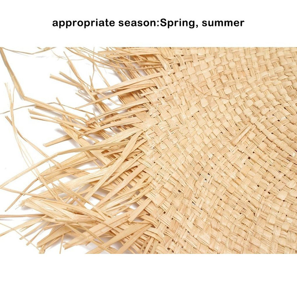 Vintage Straw Sunscreen Hat for Women Perfect Beach Sun Hat for Summer Fashion  Outdoor Activities