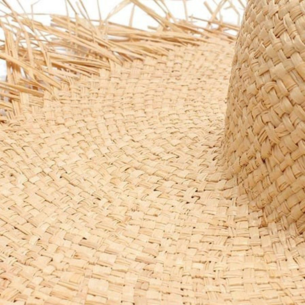 Vintage Straw Sunscreen Hat for Women Perfect Beach Sun Hat for Summer Fashion  Outdoor Activities