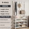 DIY Doorway Shoe Rack Clothes Hanger MultiLayer Living Room Organizer For Hats Shoes And Storage S 10