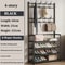 DIY Doorway Shoe Rack Clothes Hanger MultiLayer Living Room Organizer For Hats Shoes And Storage S 15
