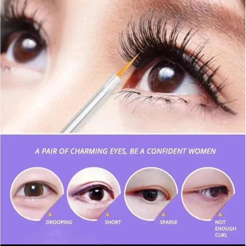 Fast Growth Eyelash Serum For Lengthening Thickening Lashes Natural Curling Lash Lifting Care 2
