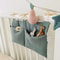 Baby Bed Headboard Organizer Crib Storage Bag Diaper Holder For Newborn 9