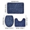 Modern Stone Pattern Bath Mat Set UltraAbsorbent NonSlip Comfortable for Simple Bathroom Decor