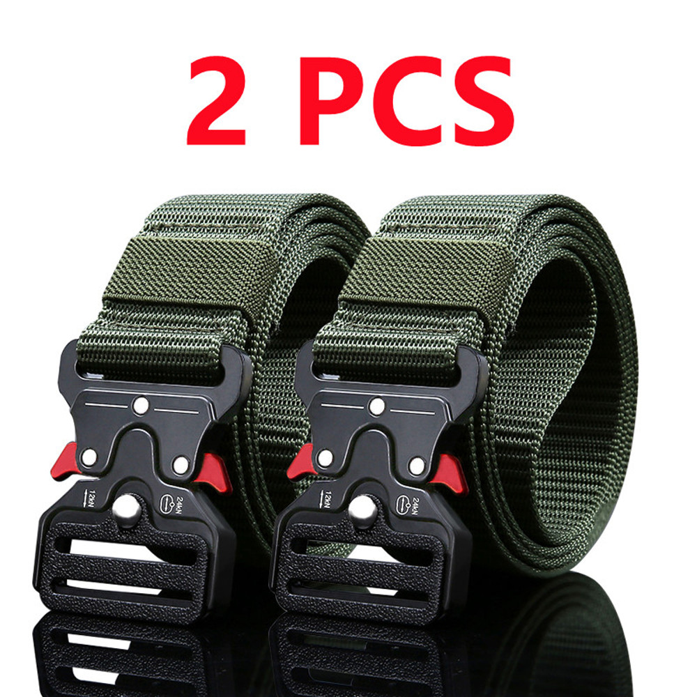 Mens Adjustable Belt For Work Survival Outdoor Adventures Extra Strong Buckle Quick Release Desig 6