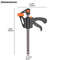 F Hard Quick Release Woodworking Clamp Ratchet Speed Squeeze Clip Kit for Carpenter  DIY Projects