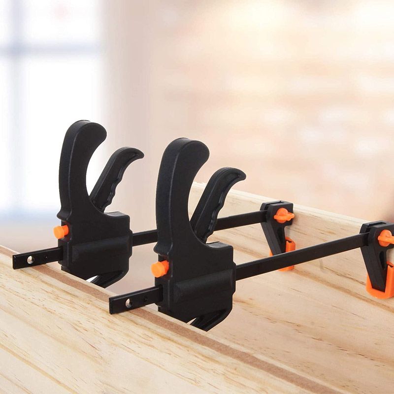 F Hard Quick Release Woodworking Clamp Ratchet Speed Squeeze Clip Kit for Carpenter  DIY Projects