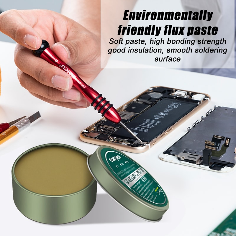 Premium No Clean Soldering Flux Paste Lead Free Water Wash Rosin For Chip Level PCB Repair Phone El 1