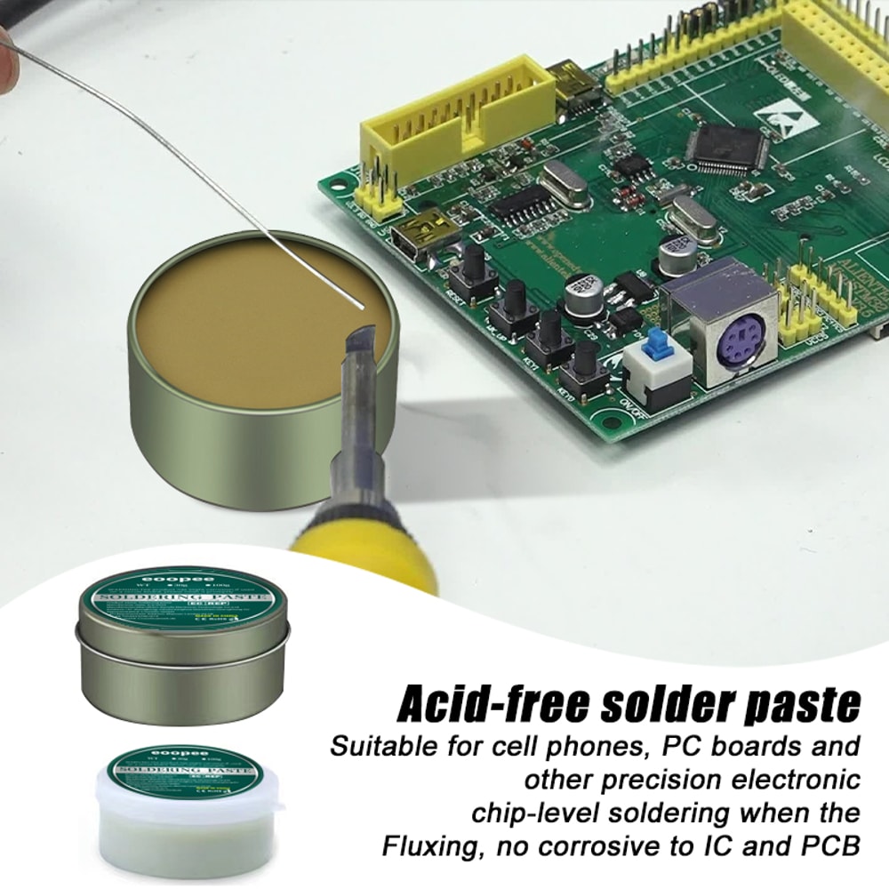 Premium No Clean Soldering Flux Paste Lead Free Water Wash Rosin For Chip Level PCB Repair Phone El 4