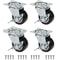 HeavyDuty 360 Swivel Casters Universal Mute Wheels for Furniture Trolleys Cabinets WearResis