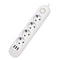 2500W Power Strip with AC Outlet USB Ports Multiprise Extension Cord Fast Charging Surge Prote