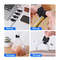 Hook And Loop Cable Wraps Releasable Nylon Cable Ties For Neat Wire Organization 4