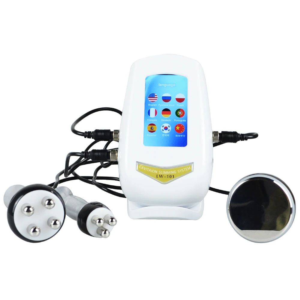 3in1 Beauty Body Slimming Massager Cavitation Machine For Face Body Tightening Lifting And Spa Ski