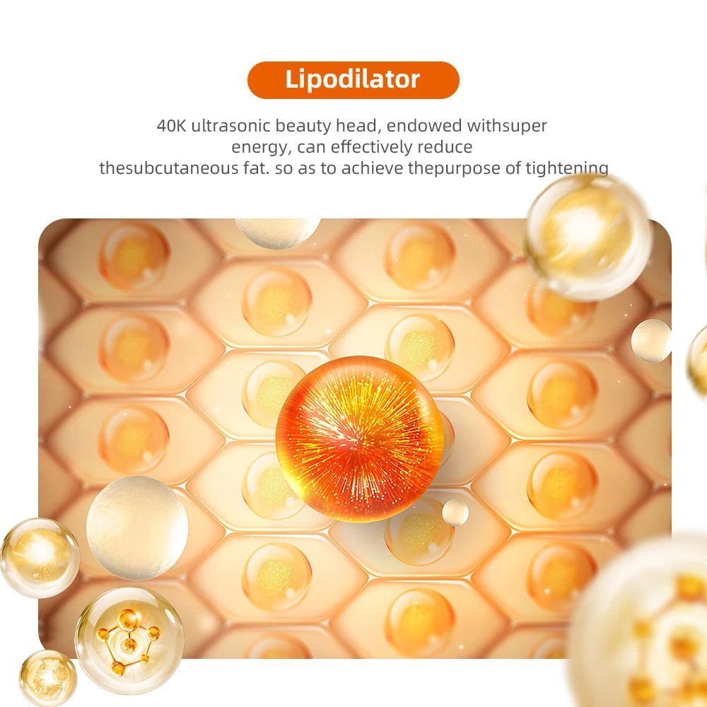 3in1 Beauty Body Slimming Massager Cavitation Machine For Face Body Tightening Lifting And Spa Ski