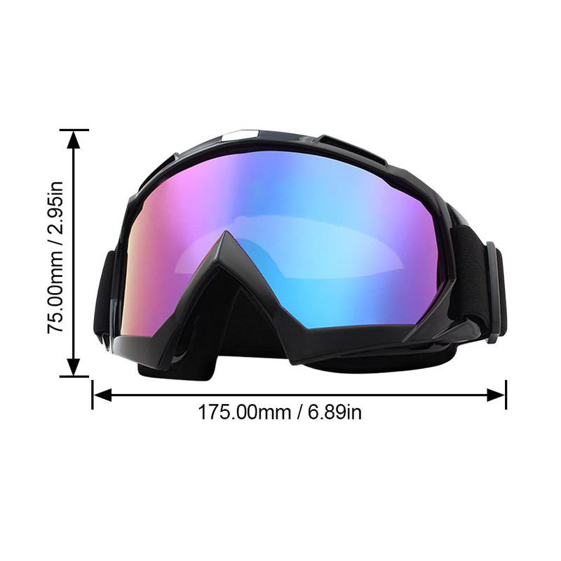 Windproof Motorcycle Glasses AntiFog Sport Sunglasses For Cycling Snowboarding Dirt Bike Riding 4