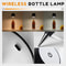 Wine Bottle LED Table Lamp – USB Rechargeable, Wireless, Top Touch Dimmer, 3-Color Lighting