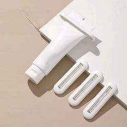 multi purpose tube squeezer,toothpaste clip & roller for facial cleanser,hand cream, get every last drop durable plastic