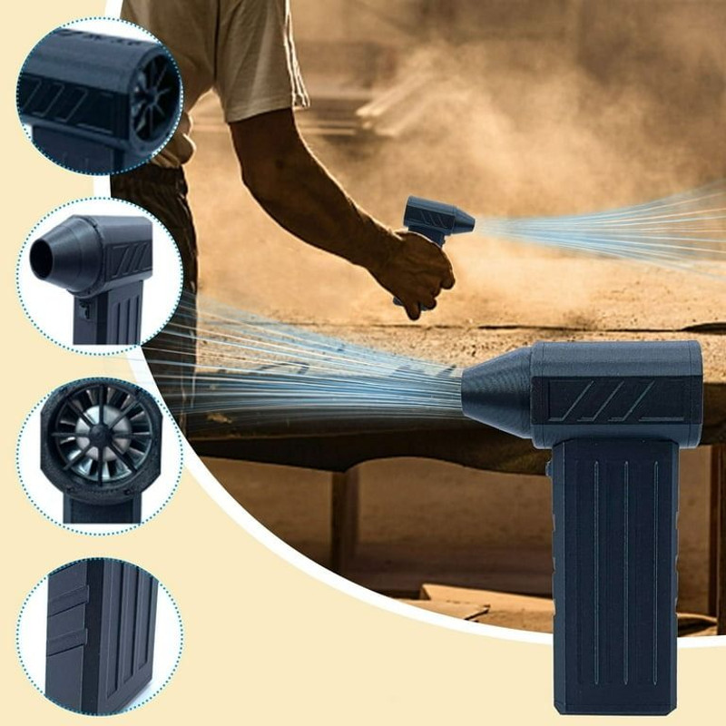 Turbo Jet Blower 300000RPM Violent Fan HighSpeed Dust Cleaner TypeC Charging 53ms Strong Win
