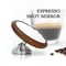 Espresso Extraction Mirror with Magnetic Bracket Bottomless Portafilter Lens for Barista Flow Rate