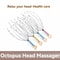 Octopus Head Massager Stainless Steel Scalp Scratcher For Stress Itch Relief 0