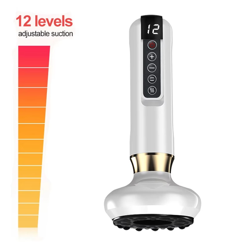 Smart Vacuum Massager For Gua Sha Cupping Wireless AntiCellulite Infrared Heat Slimming And Detox 7