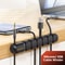 MultiHole Cable Winder Flexible Wire Clips Clear Cable Organizer for Charger Protection