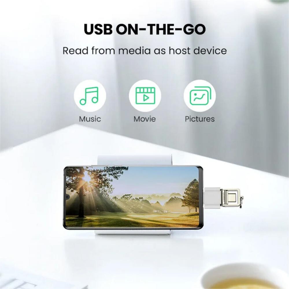 Mini USBC to USB 30 Adapter Male OTG Female Data Connector for MacBook Pro iPad and Air Type C D