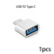 Mini USBC to USB 30 Adapter Male OTG Female Data Connector for MacBook Pro iPad and Air Type C D