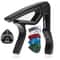 7pcs Guitar Capo Set For Acoustic Electric Guitars Includes 5 Free Picks 1 Holder Available In 4