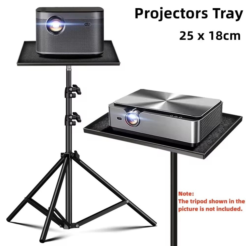 Miwayer Universal Projector Tray For Tripod Stand Sound Card Monitor Platform With 14 Metal Femal 5