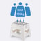 Folding Step Stool Portable Lightweight Plastic Step Up For Adults Kids Ideal For Kitchen Bathroo 2