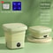 Mini Portable Washing Machine Foldable Laundry Washer Dehydrator For Socks Underwear Panties Travel 7