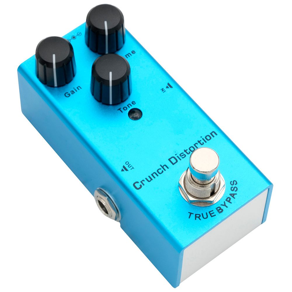 MultiEffect Electric Guitar Pedal Classic Overdrive Crunch Distortion Vintage Chorus Delay 16